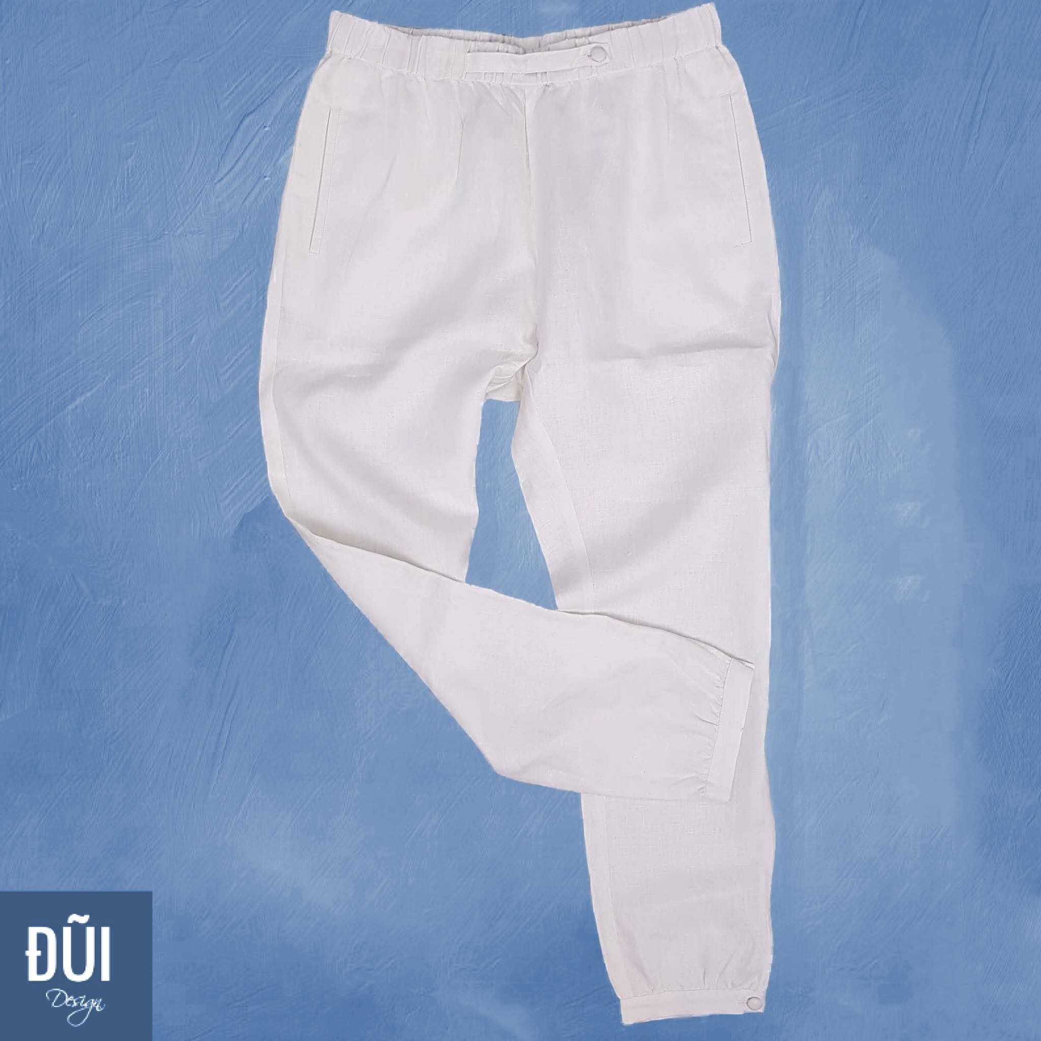 quần_jogger_đũi_nam_trắng quần_đũi_nam_dáng_jogger_trắng